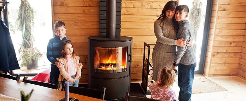Morso Cast Iron Fireplace Insert Installation in Weymouth, Massachusetts