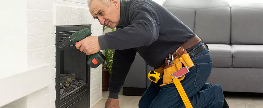 New Indoor Fireplace Installation in Weymouth, Massachusetts