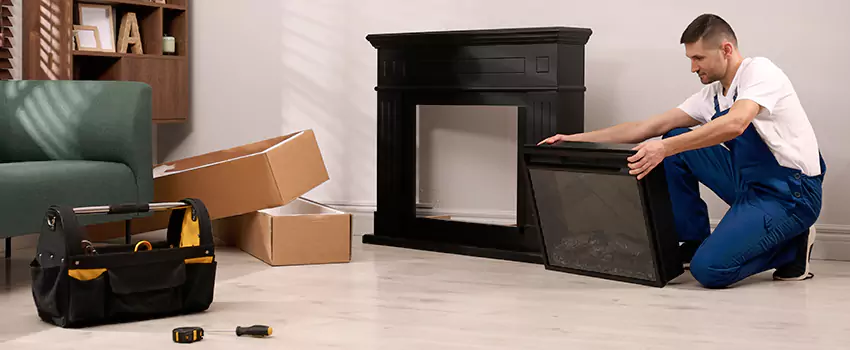 Old Rusted Metal Fireplace Repair And Replacement in Weymouth, MA